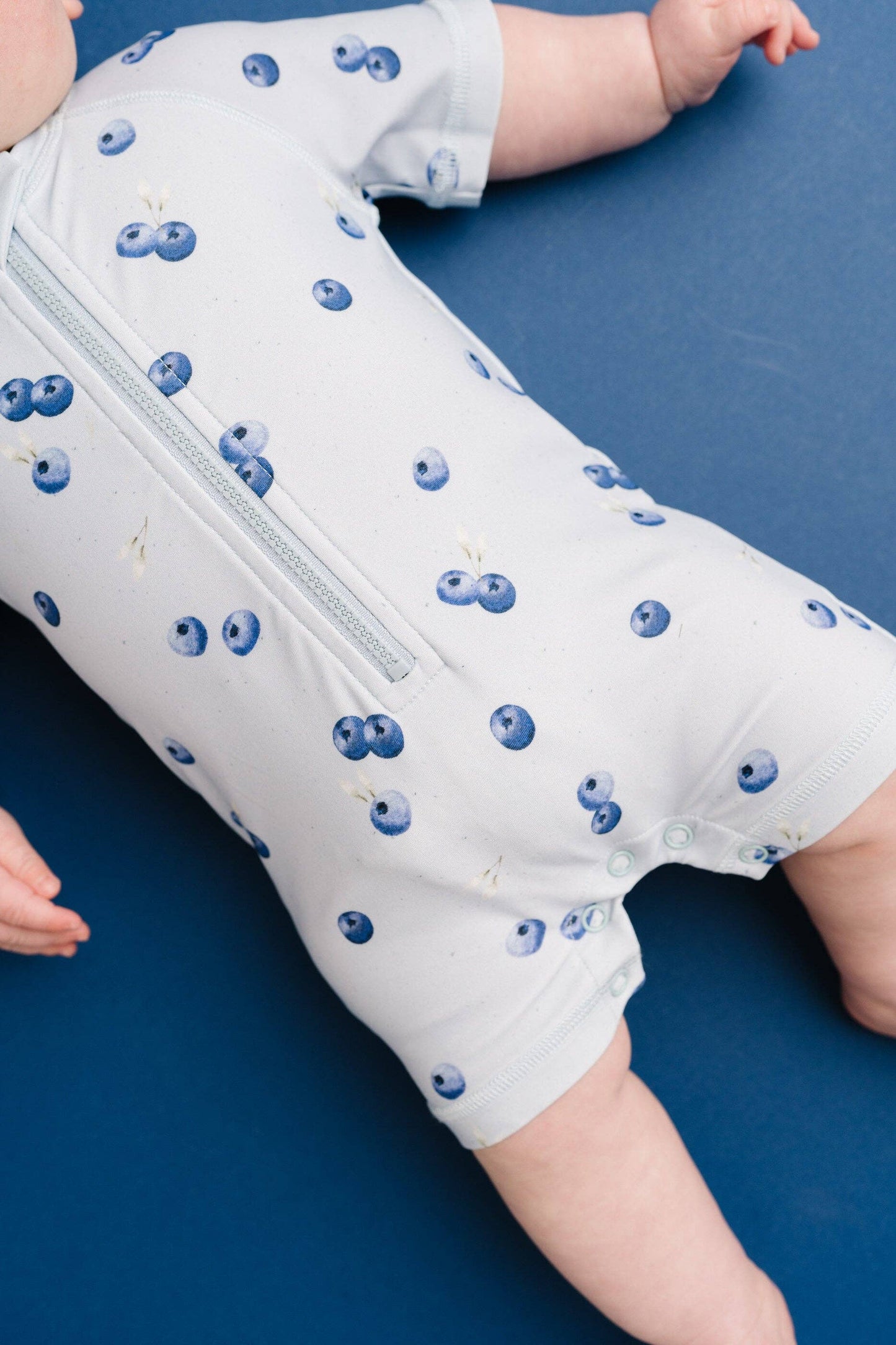 Blueberry Swim Romper