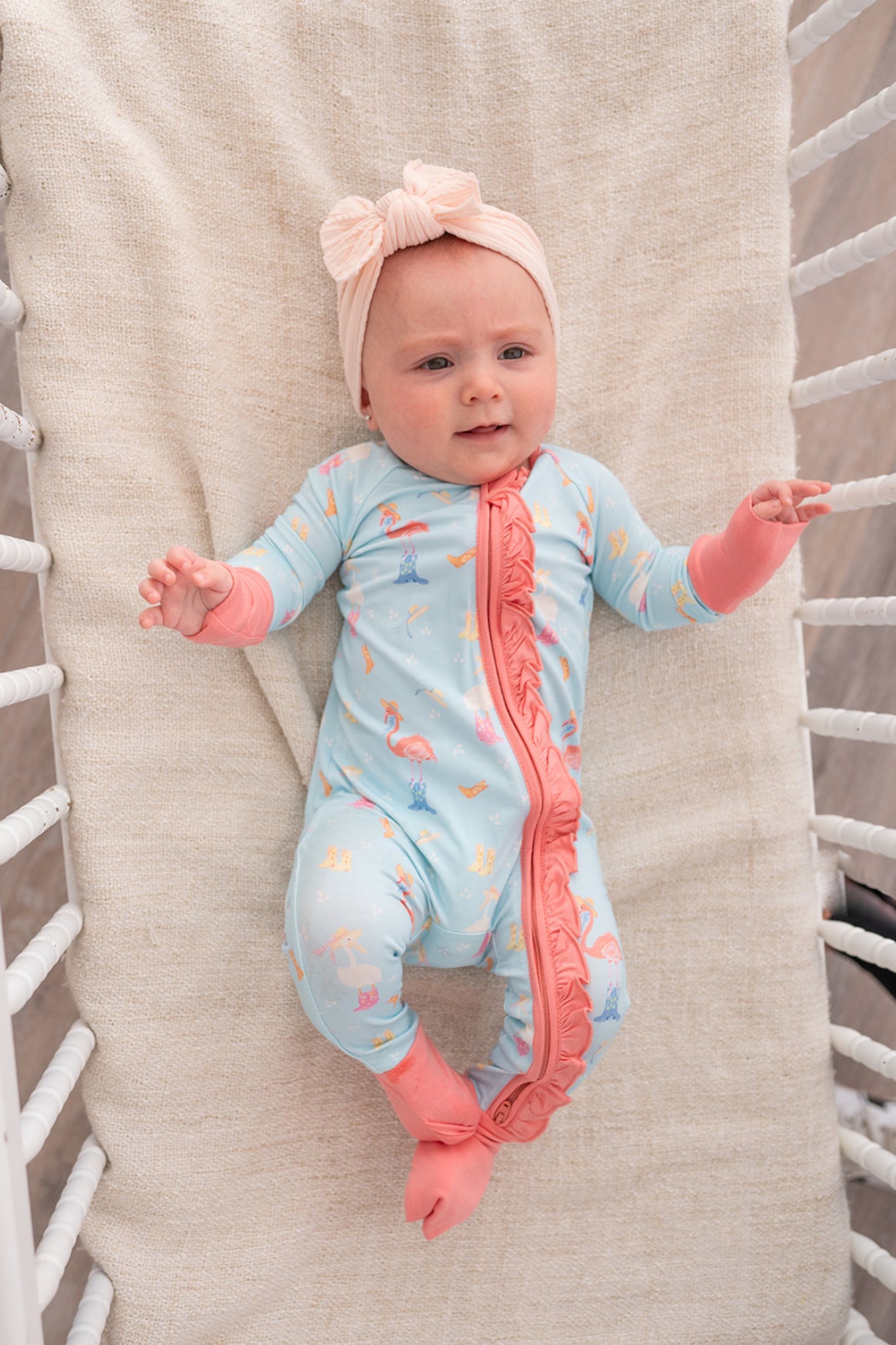 Coastal Cowgirl Ruffle Romper