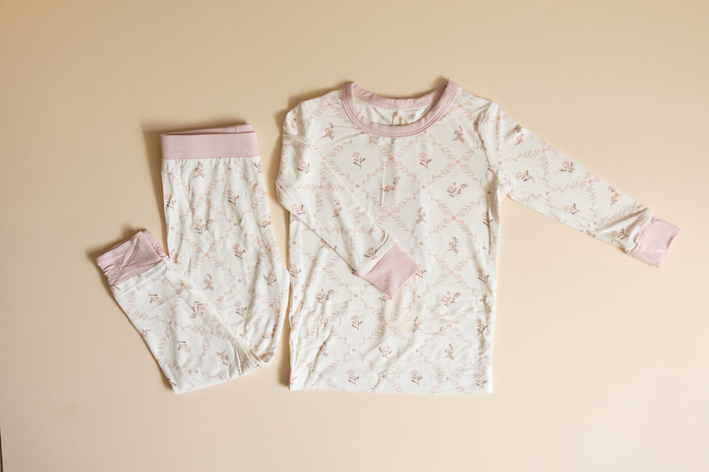 Vintage Rose Bamboo Two Piece