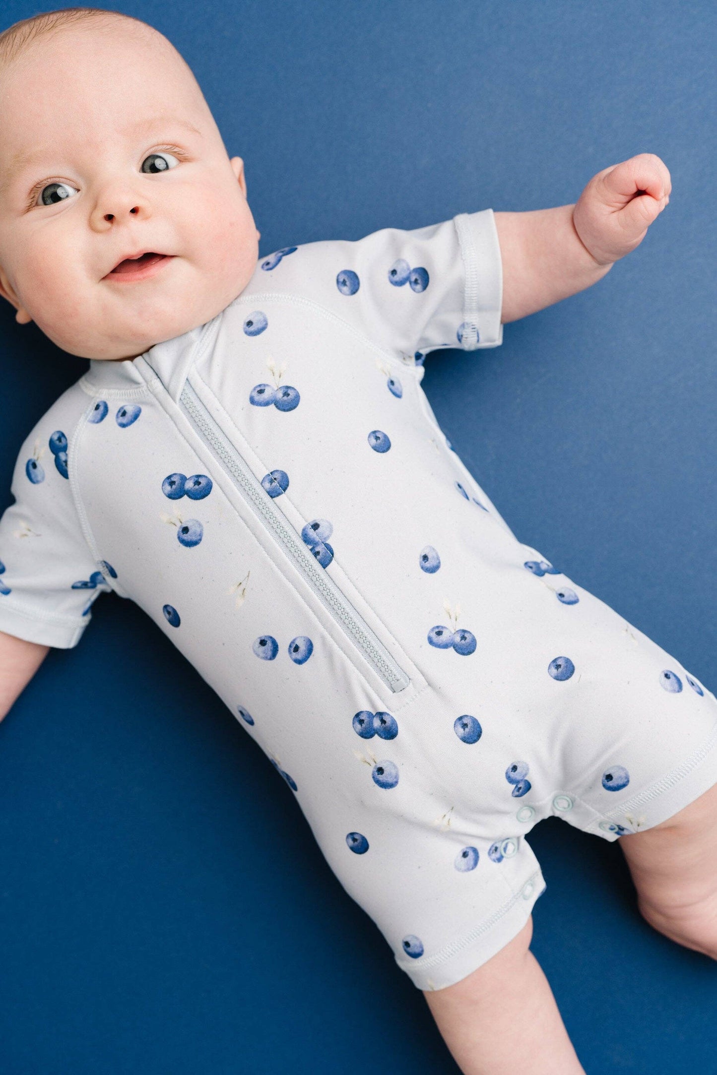 Blueberry Swim Romper