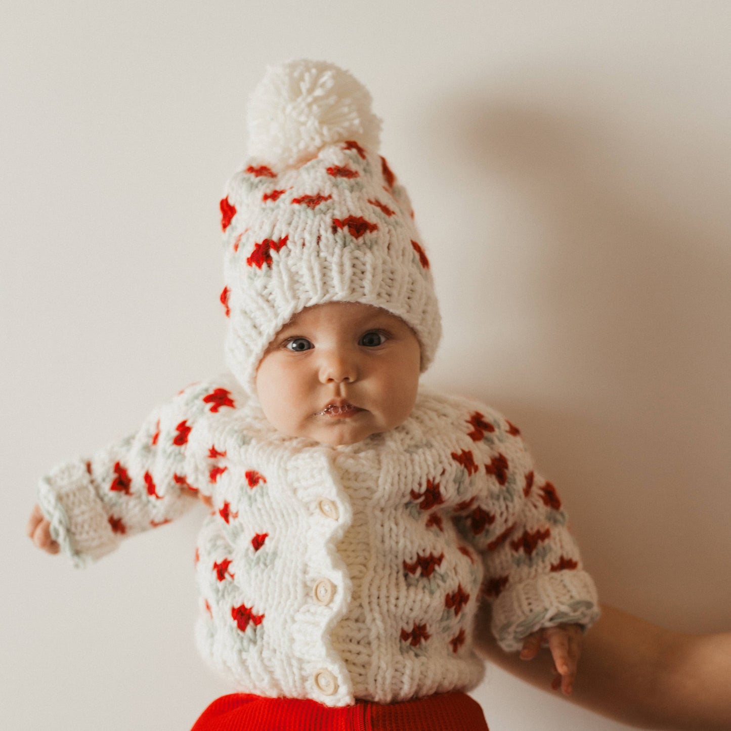 Bitty Blooms Holiday Beanie
