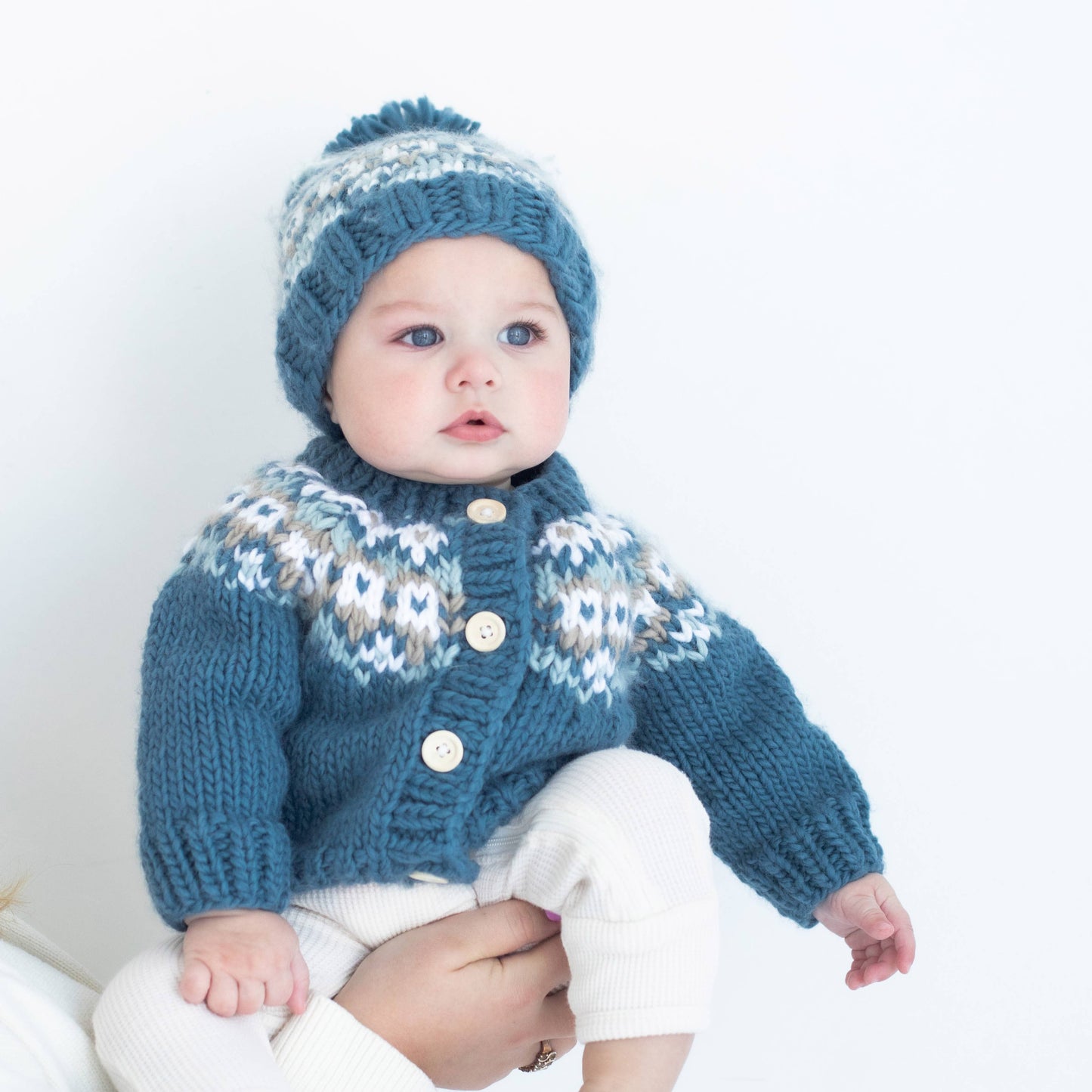 Fairisle Slate Cardigan