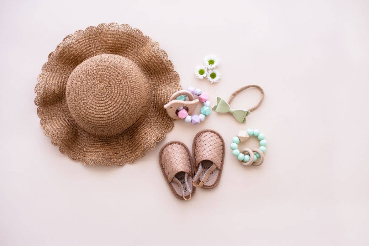 Straw Hat // Sun Hat // Baby Sun Hat // Beach Hat