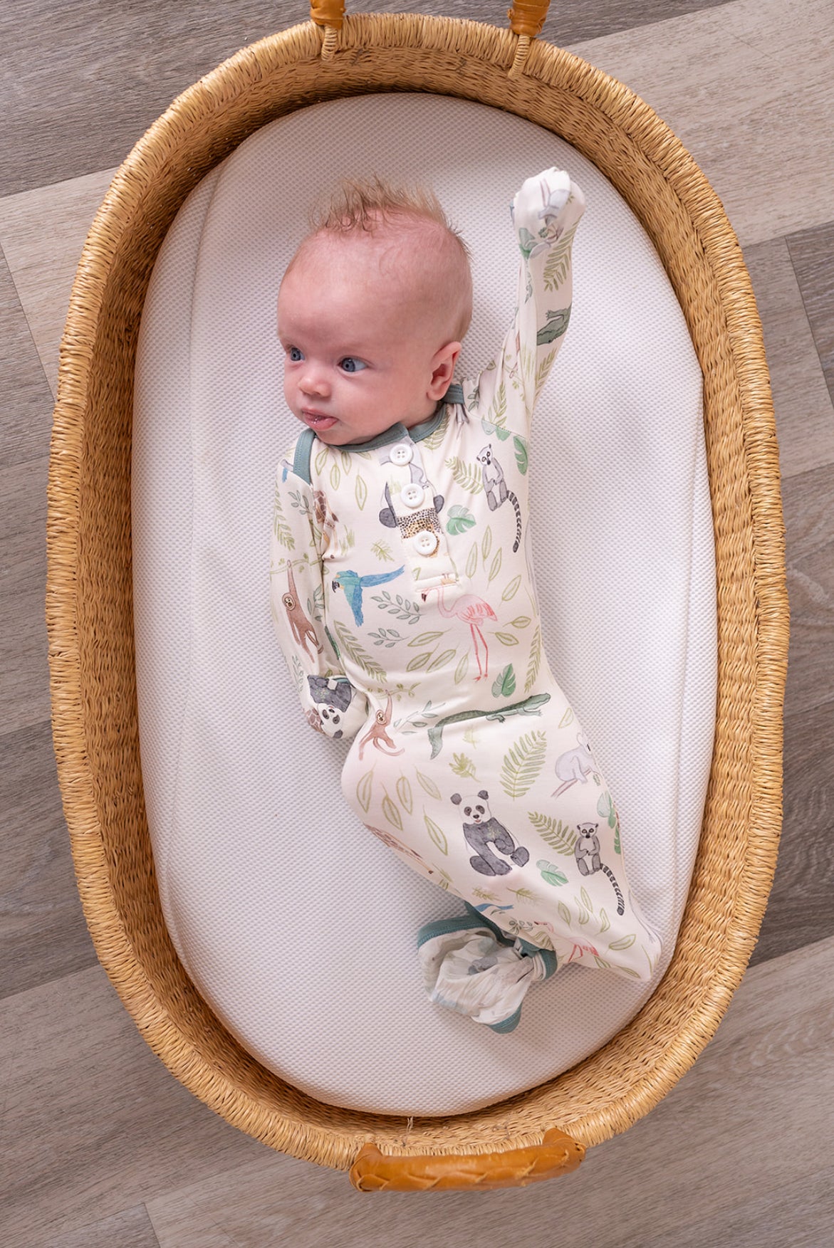 Zoo Bamboo Newborn Gown