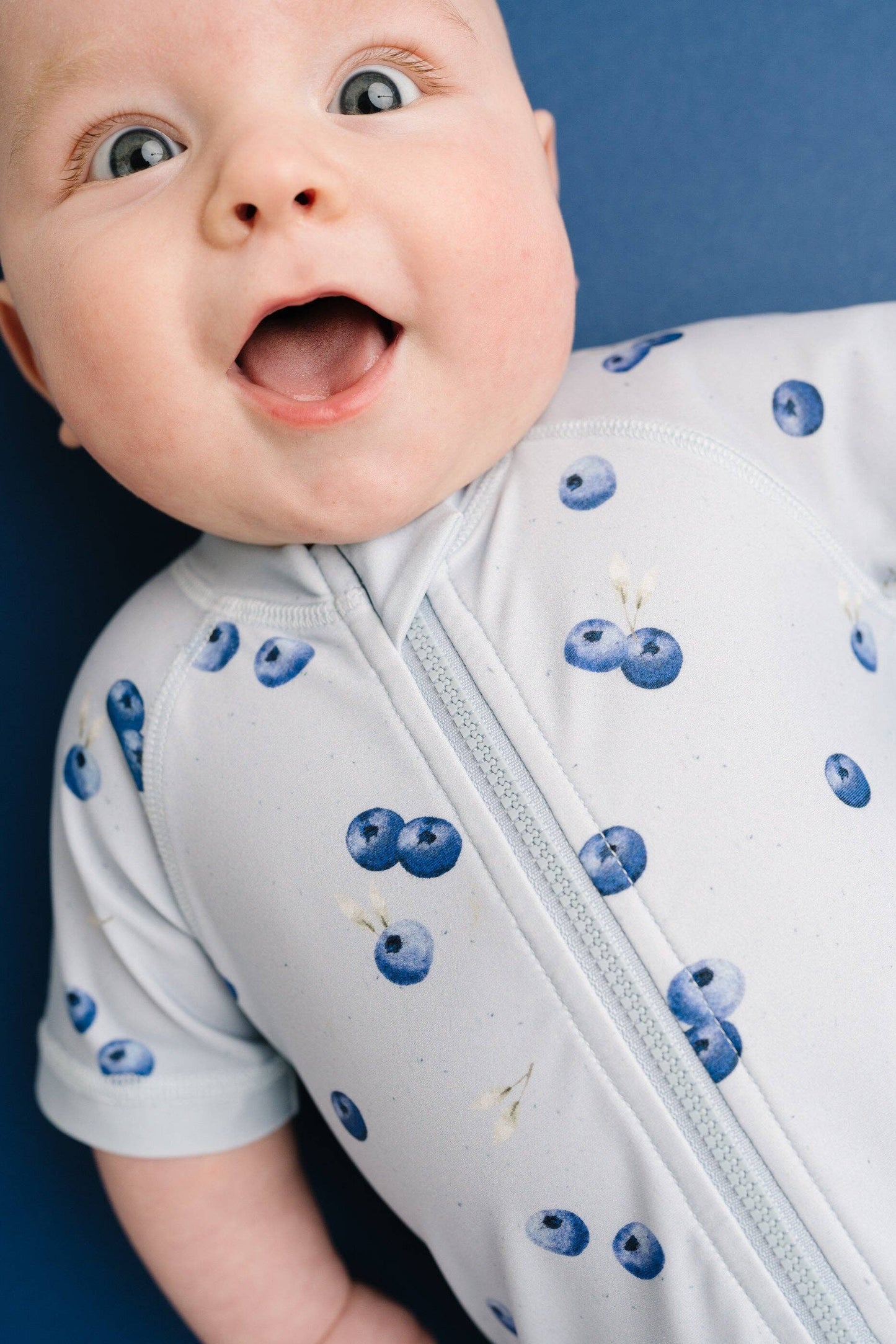 Blueberry Swim Romper