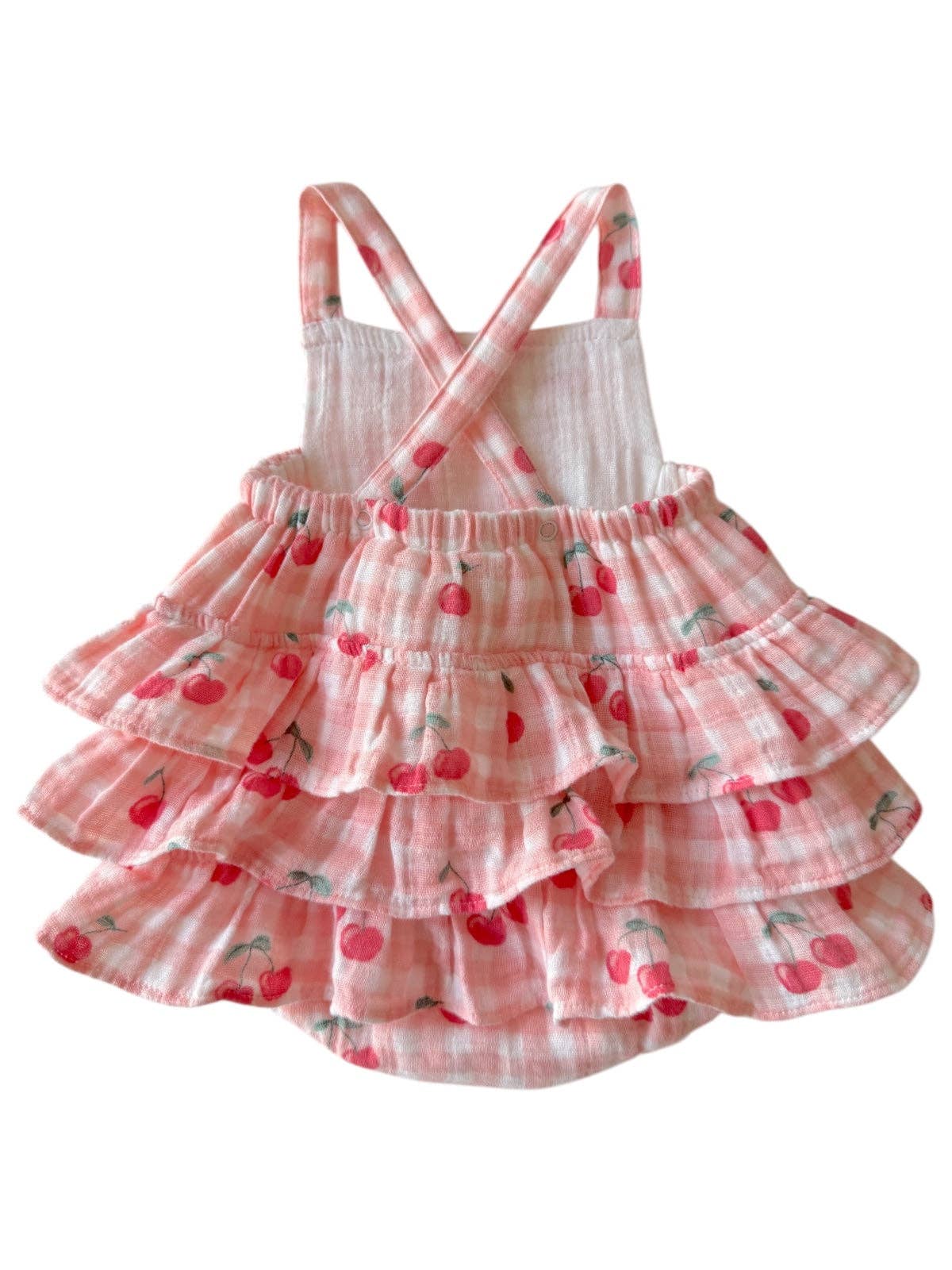 Gingham Cherries Sunsuit