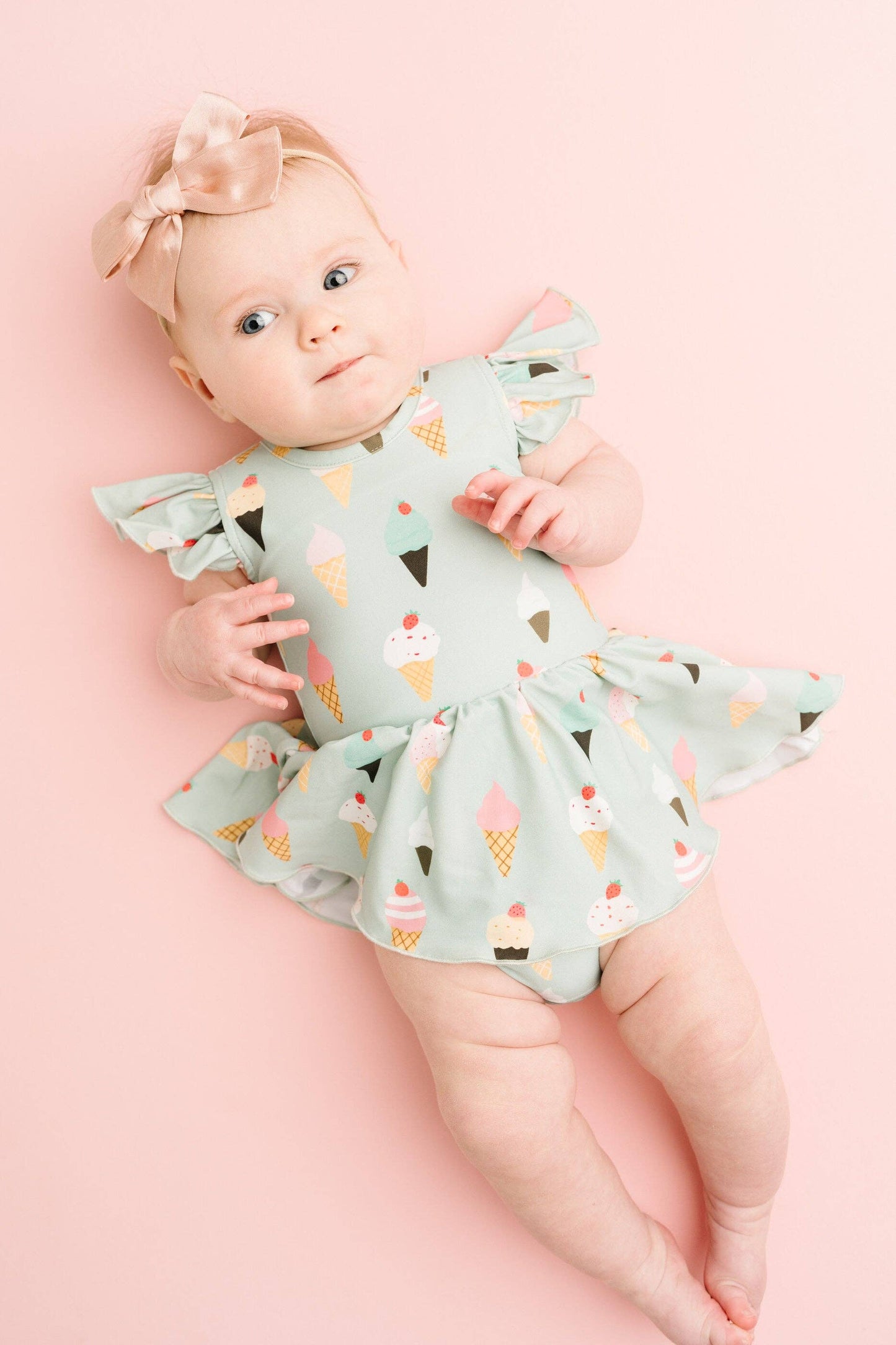 Ice Cream Swim Dress