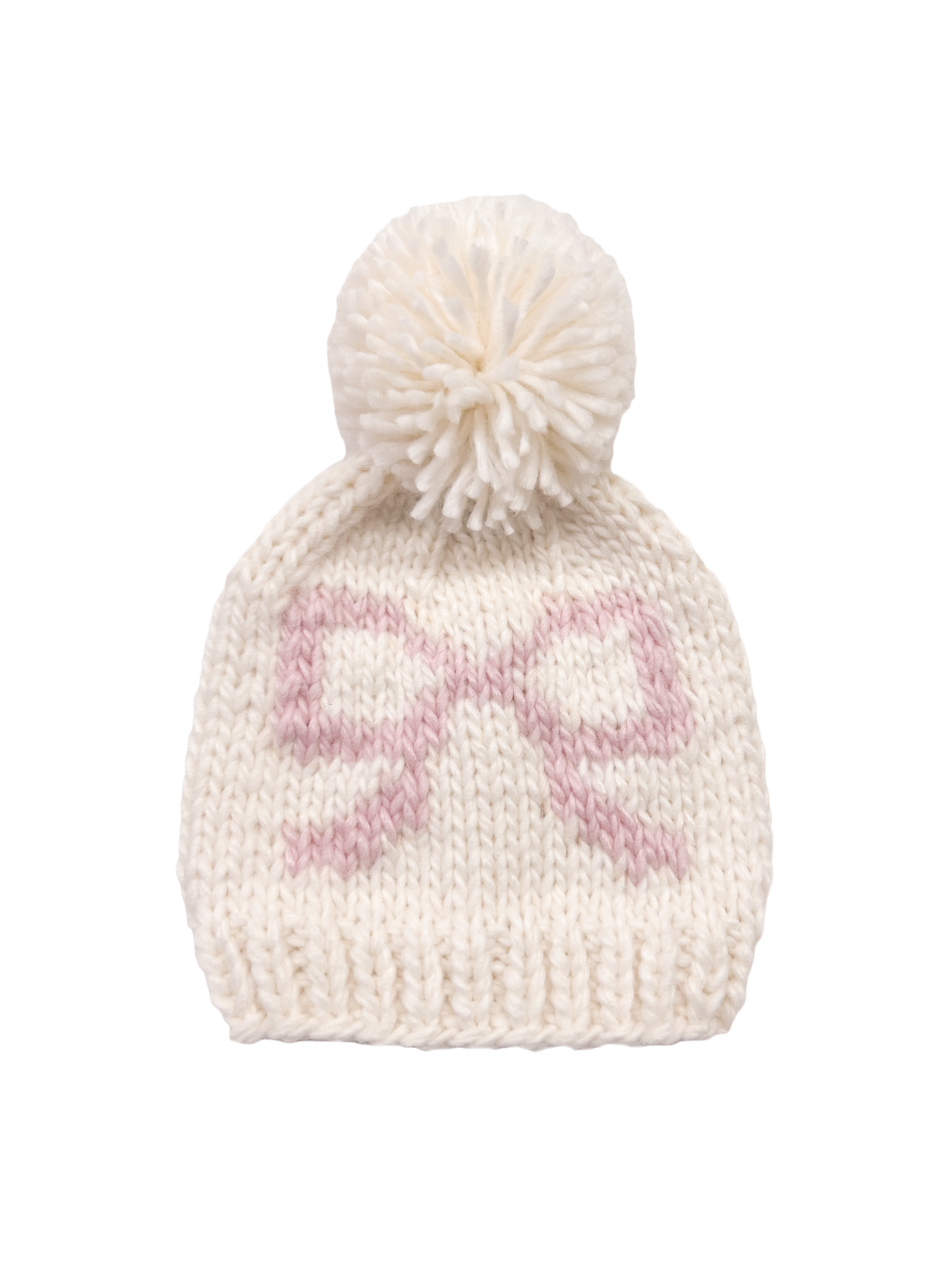 Bow Hat Pink Baby Kid Girl Beanie Fall Winter Accessories