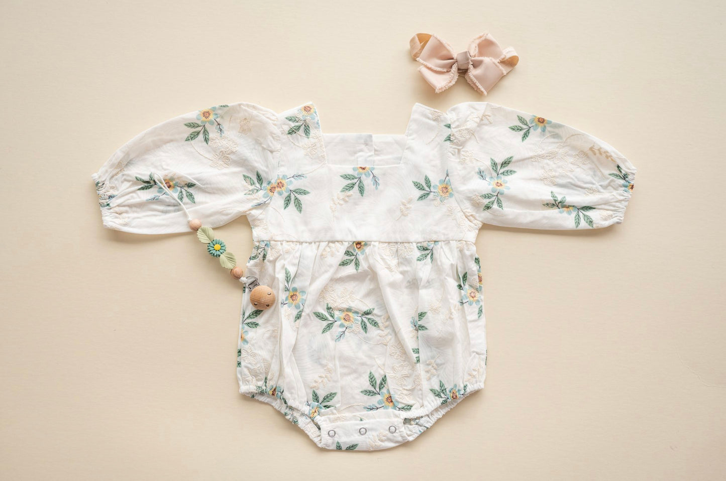 Greenery Romper Dress
