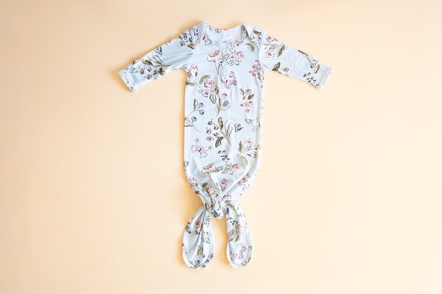 Butterfly Garden Newborn Gown