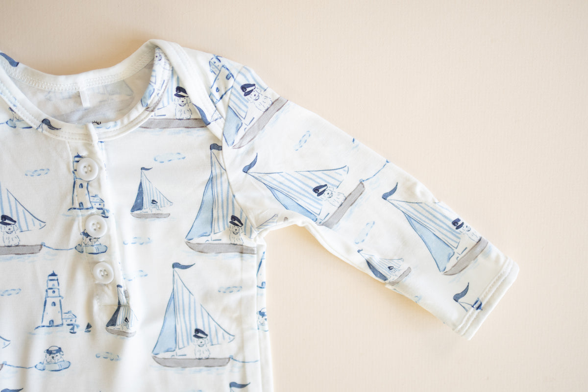 Pups Ahoy! Newborn Gown