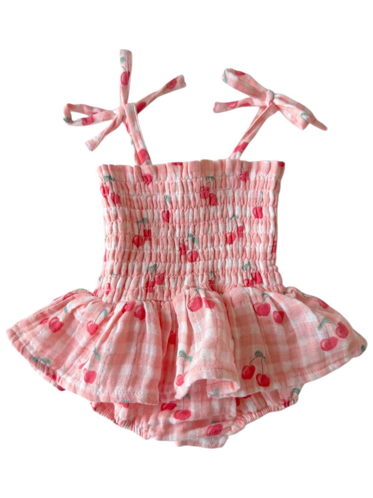 Gingham Cherries Bubble