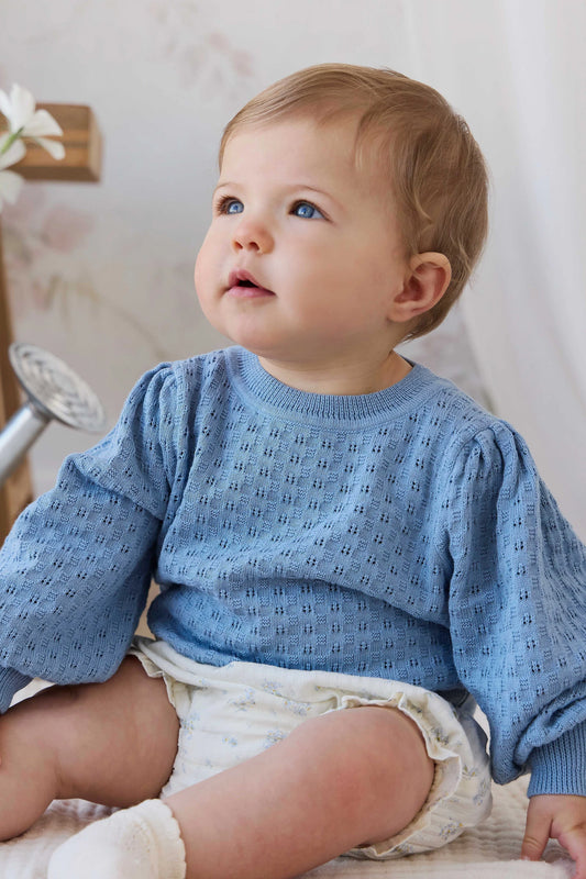 Dusky Blue Sweater