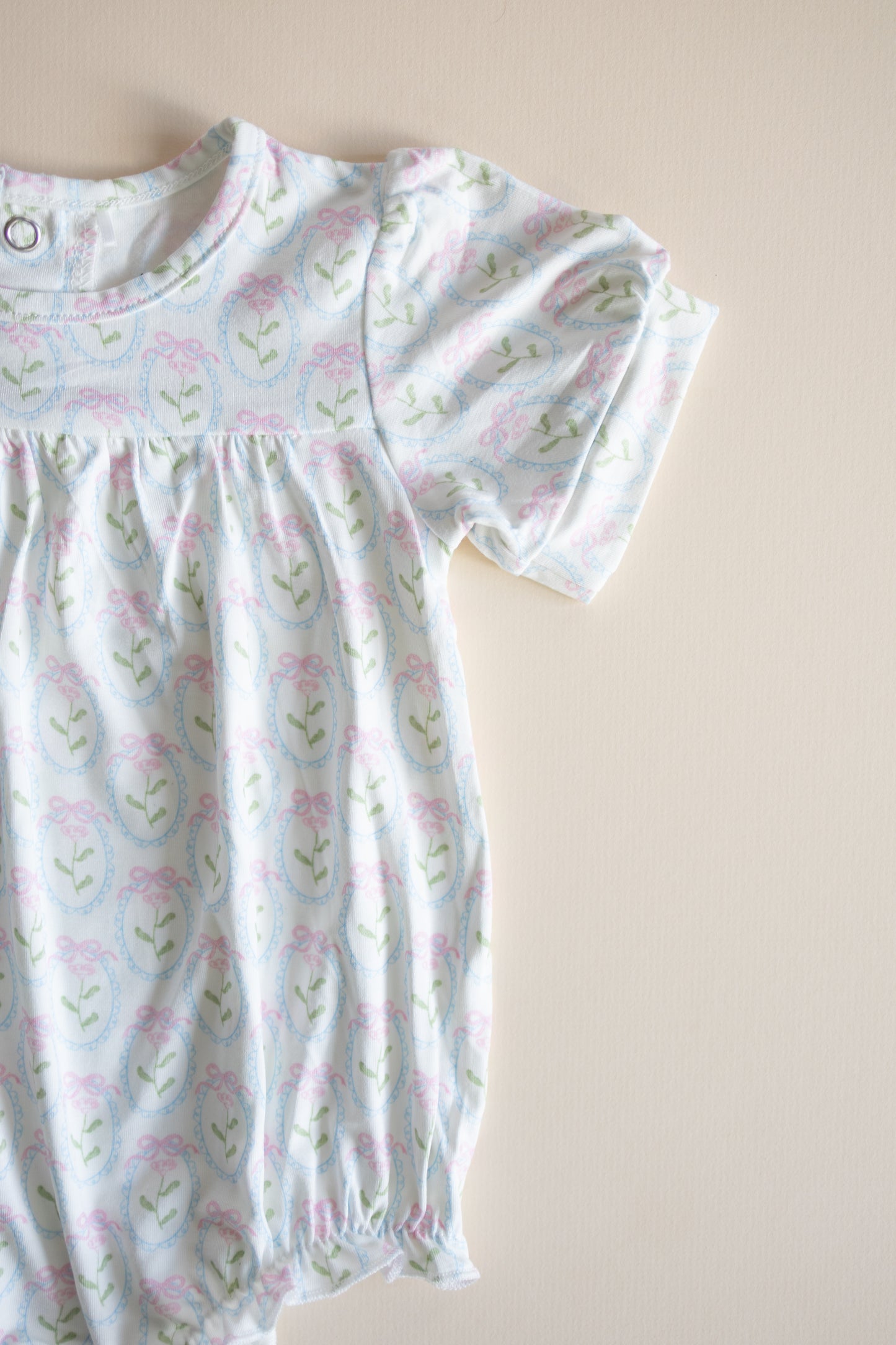 Flowers & Bows Ruffle Bubble