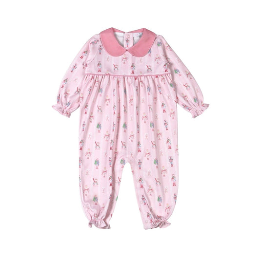 Nutcracker Scalop Collar Romper