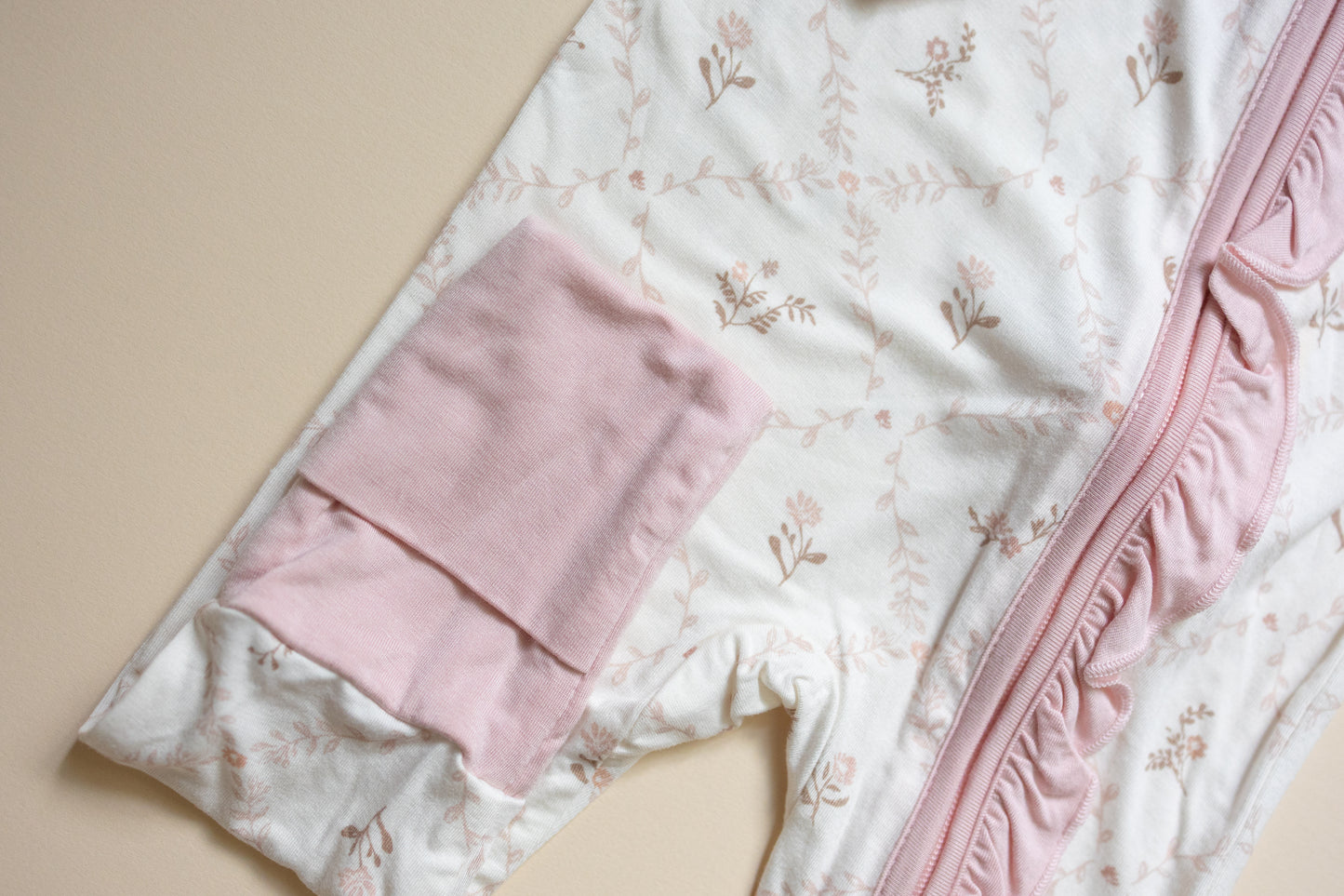 Vintage Rose Bamboo Romper