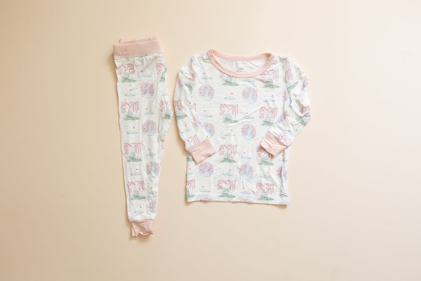 Cherry Blossom Bamboo Two Piece