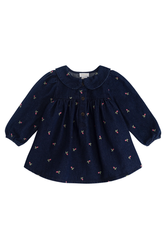 Rosebud Denim Dress