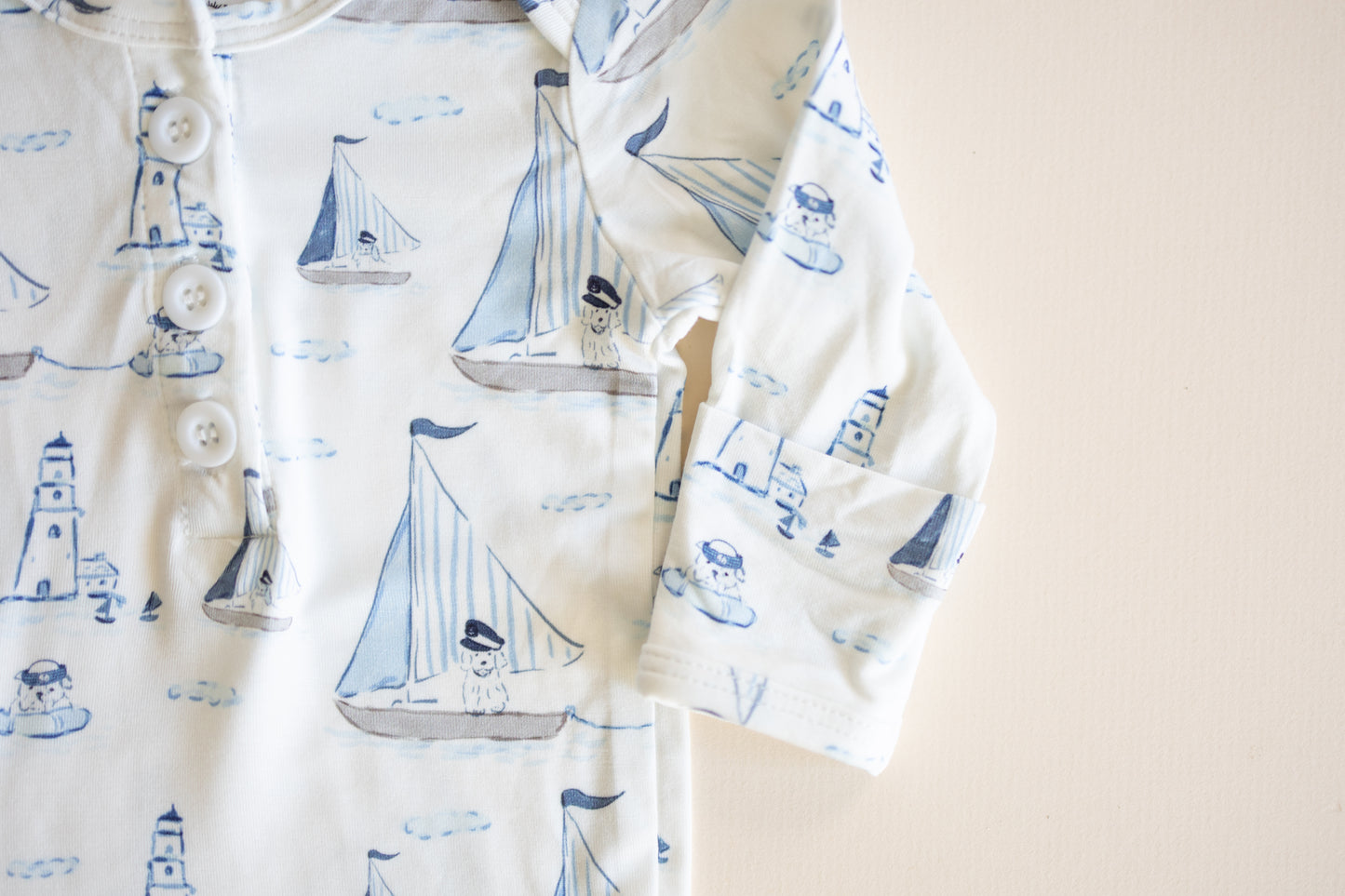Pups Ahoy! Newborn Gown