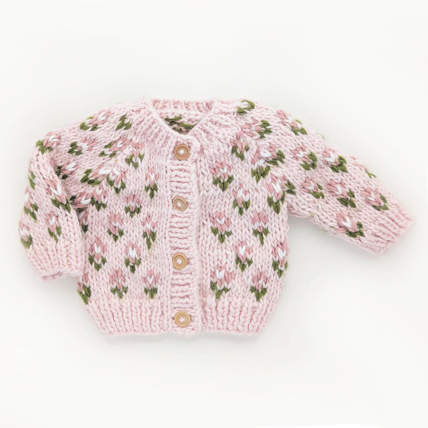 Bitty Blooms Blush Cardigan Sweater for Baby & Toddler