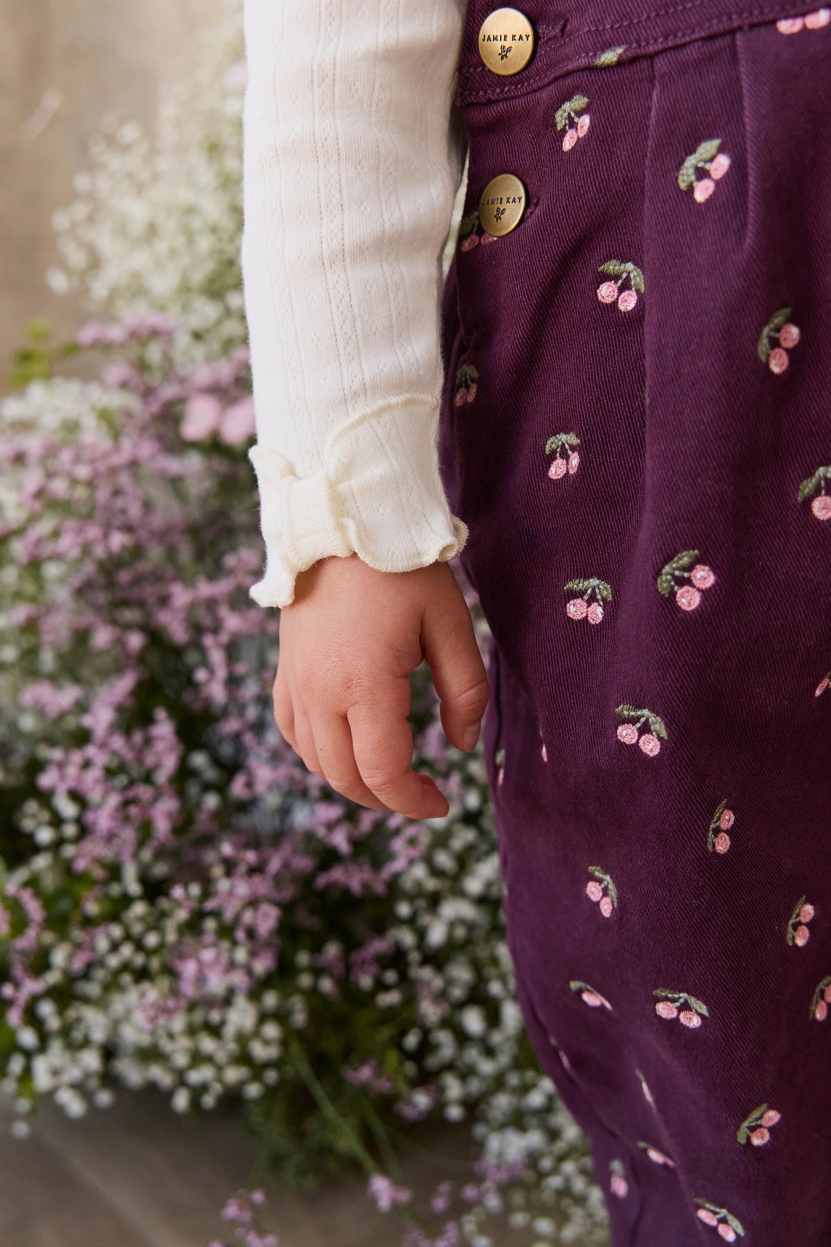 Organic Cotton Pointelle Top