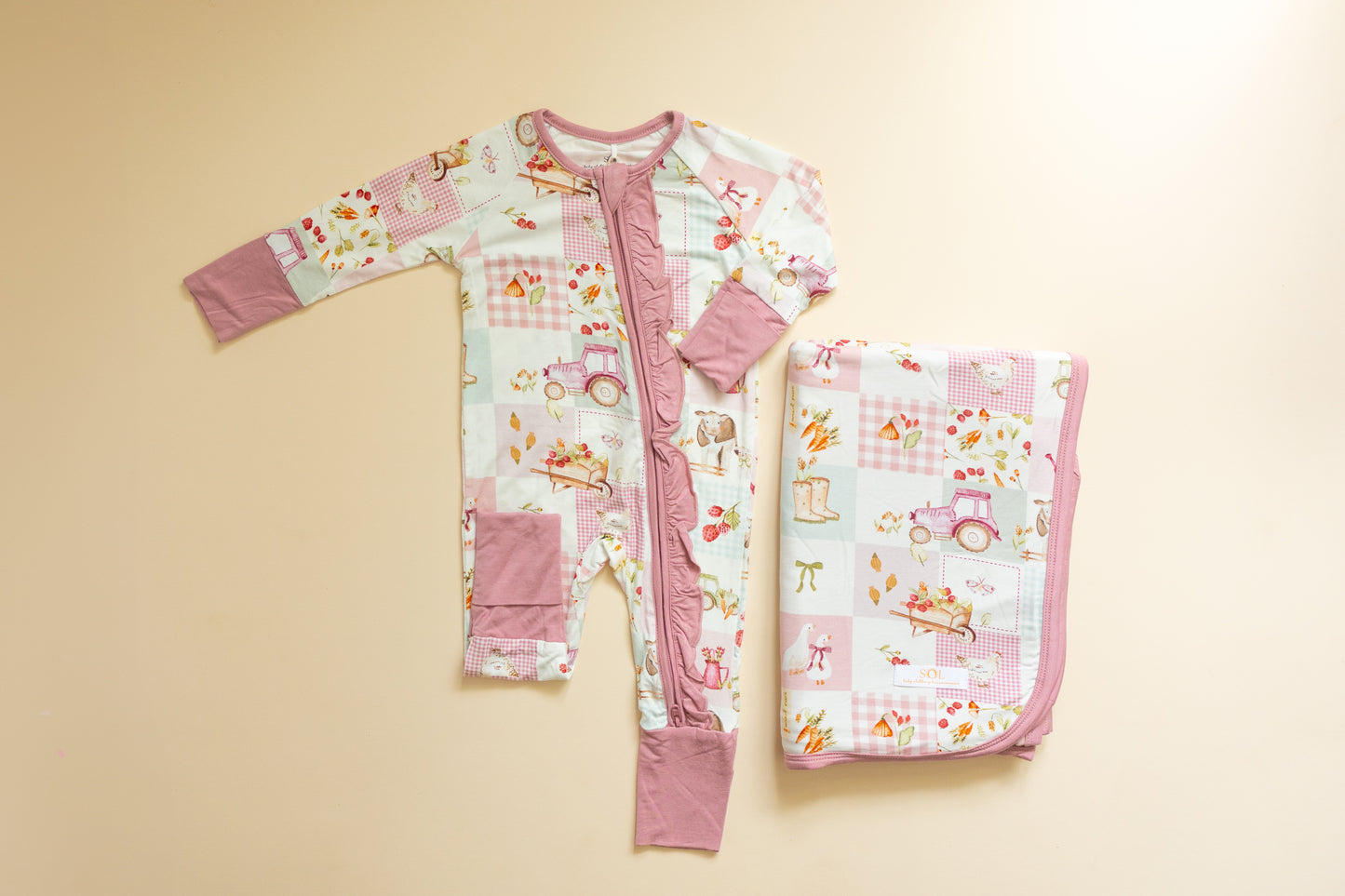 Berry Farm Bamboo Romper