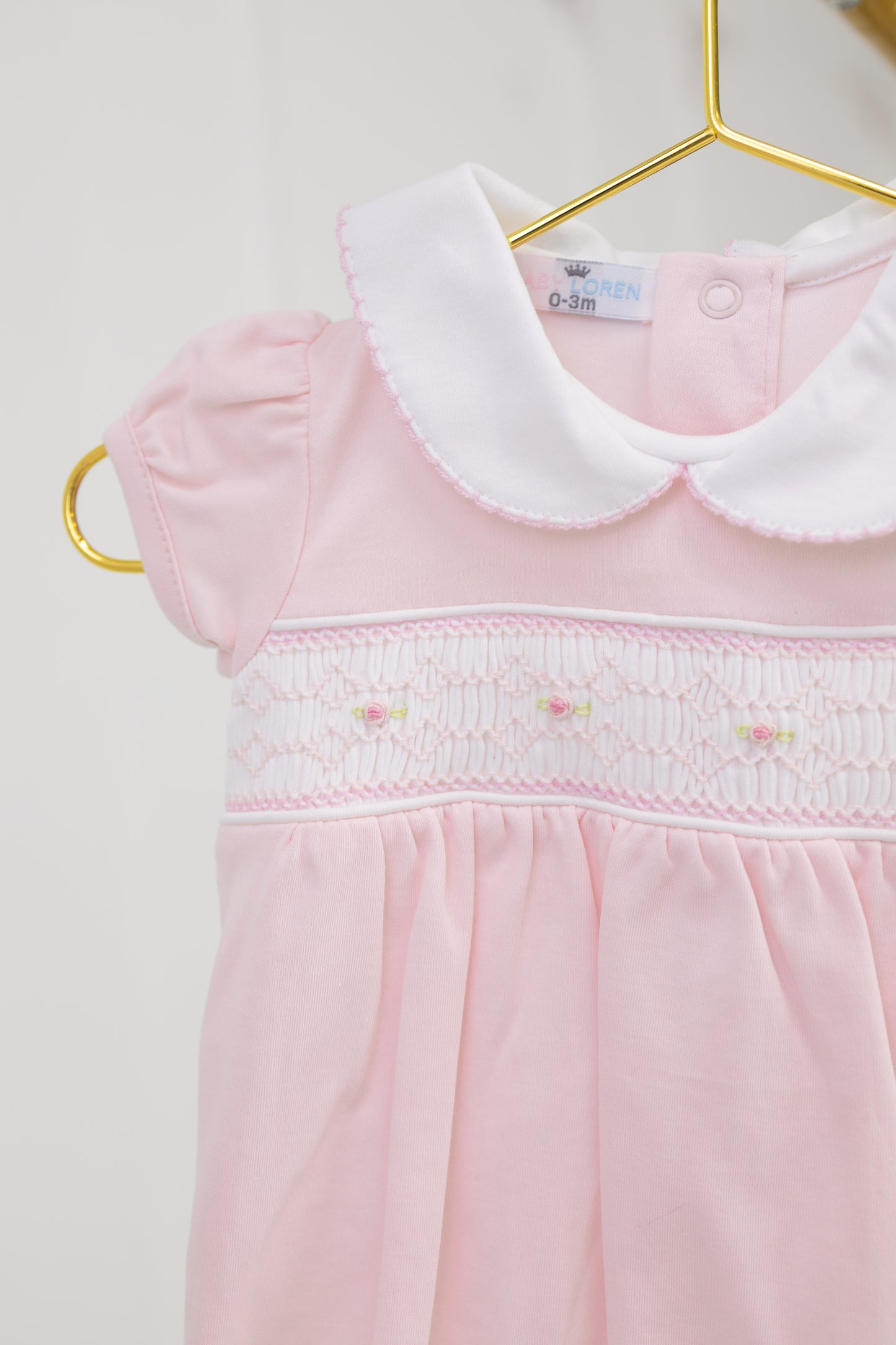 Rose Smocked Bubble