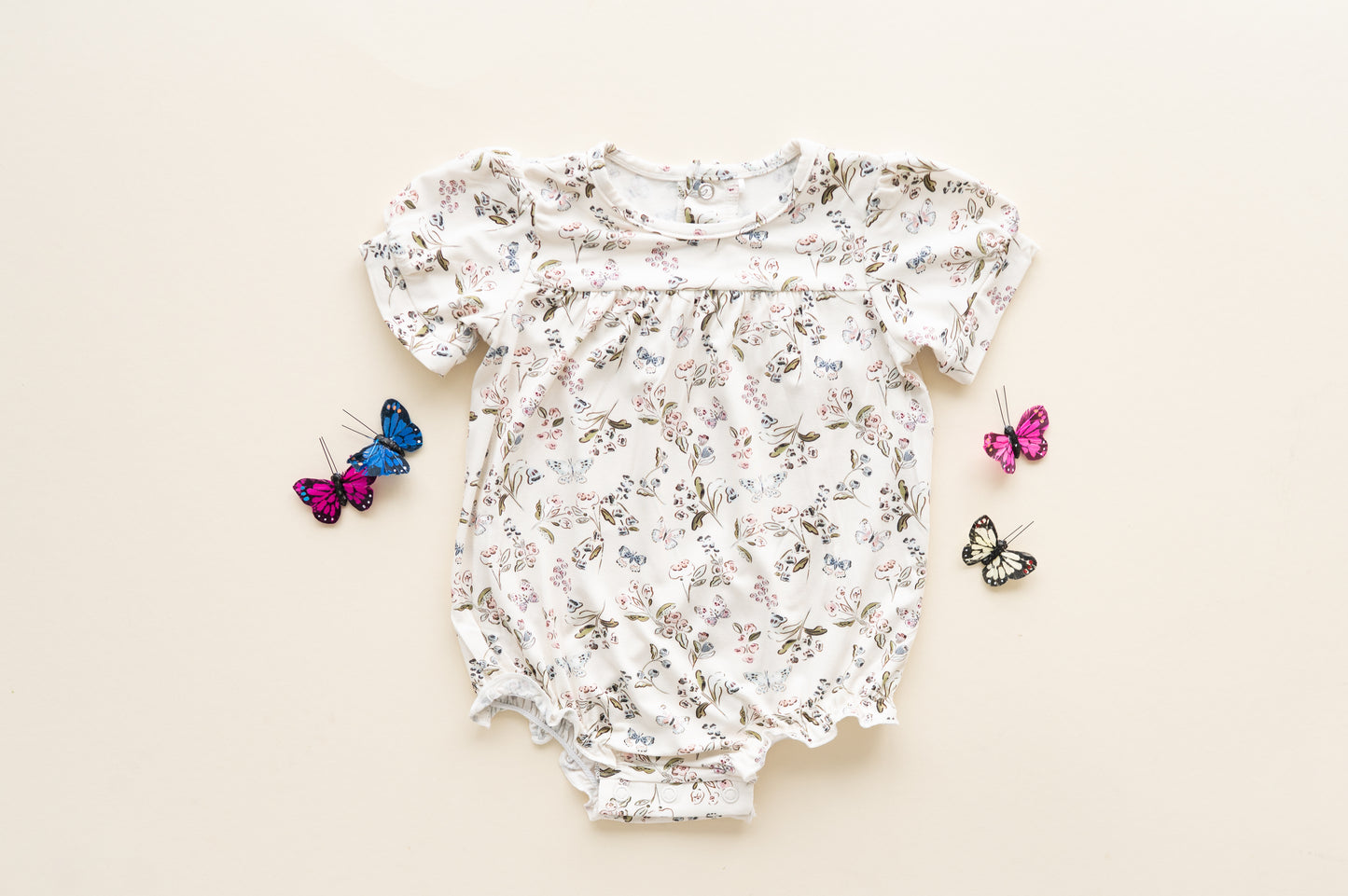 Butterfly Garden Ruffle Bubble