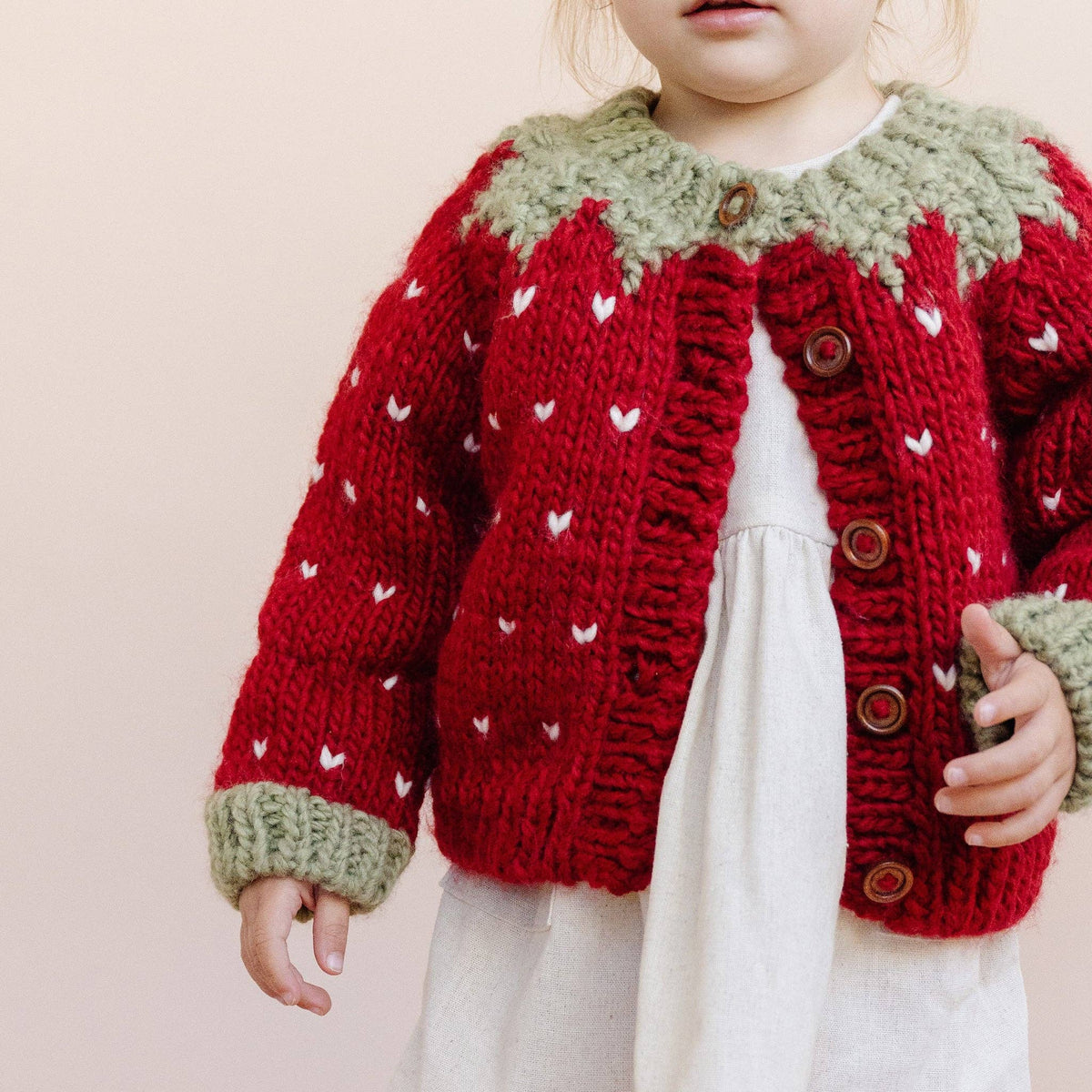Strawberry Cardigan