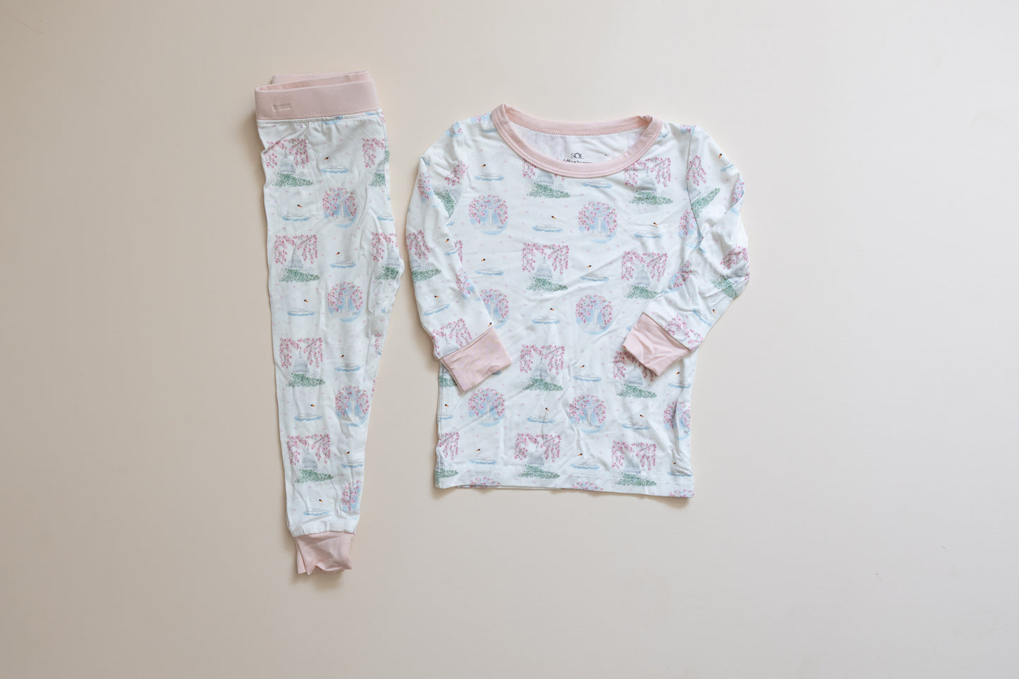 Cherry Blossom Bamboo Two Piece