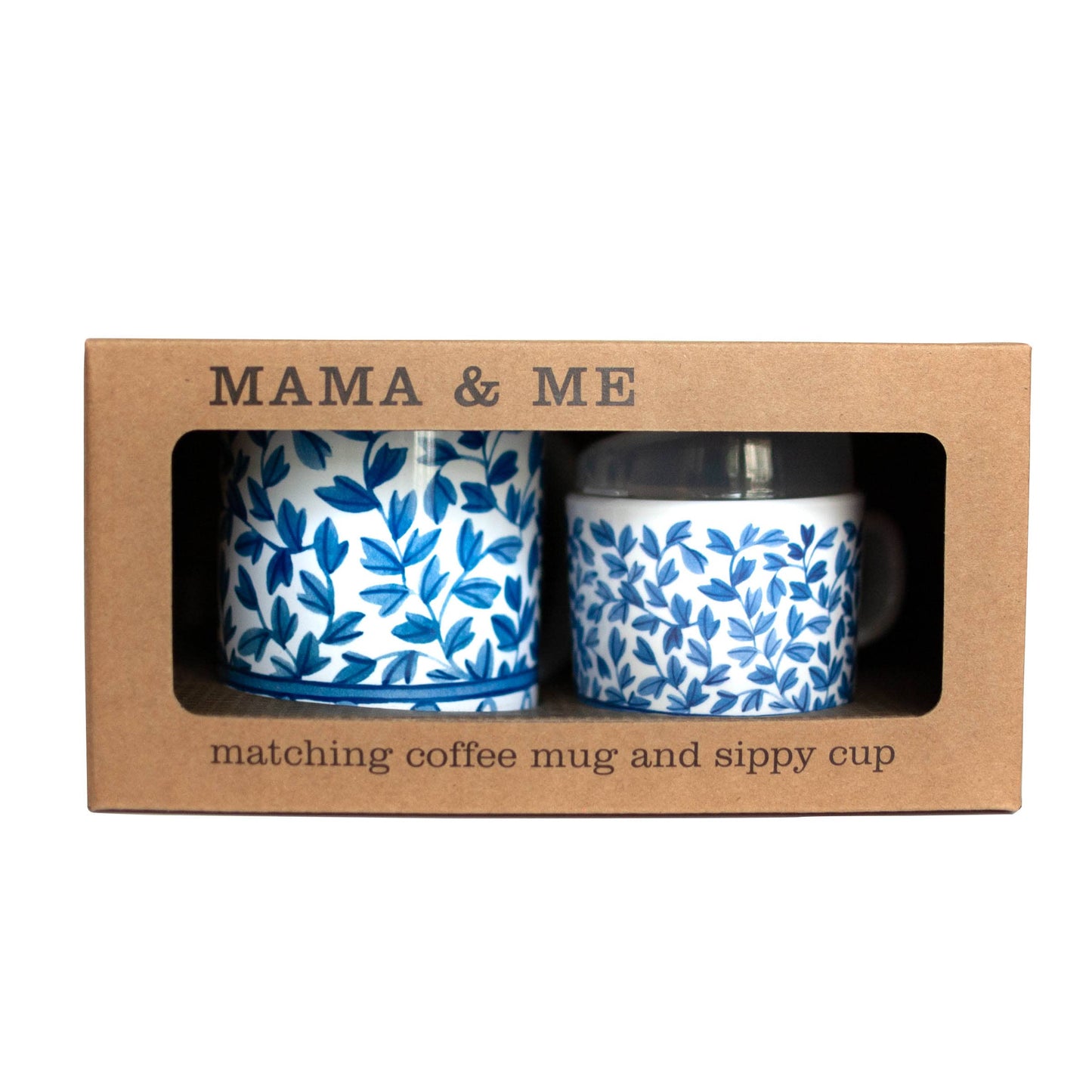 Blue and White Cup Set