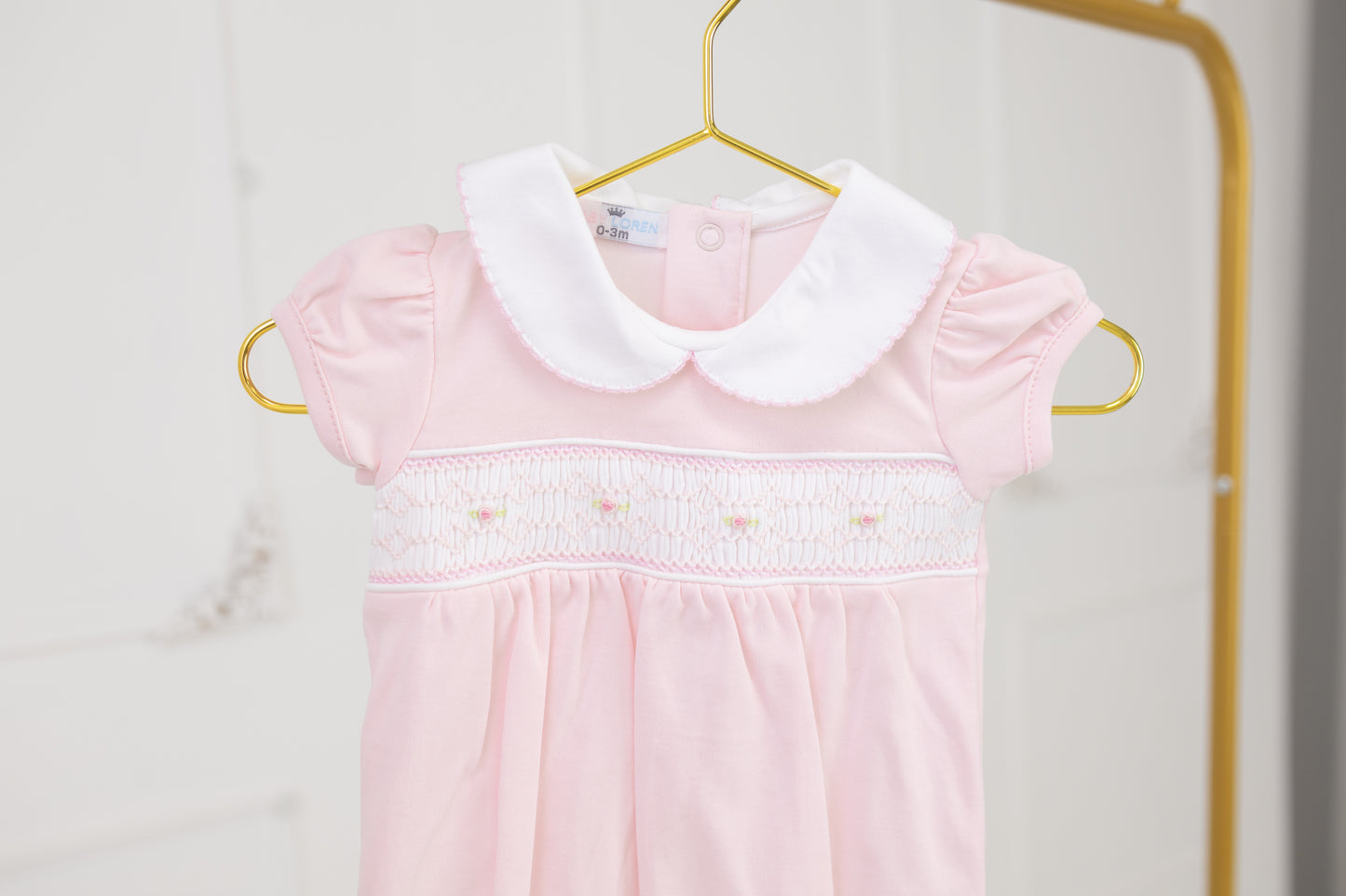 Rose Smocked Bubble