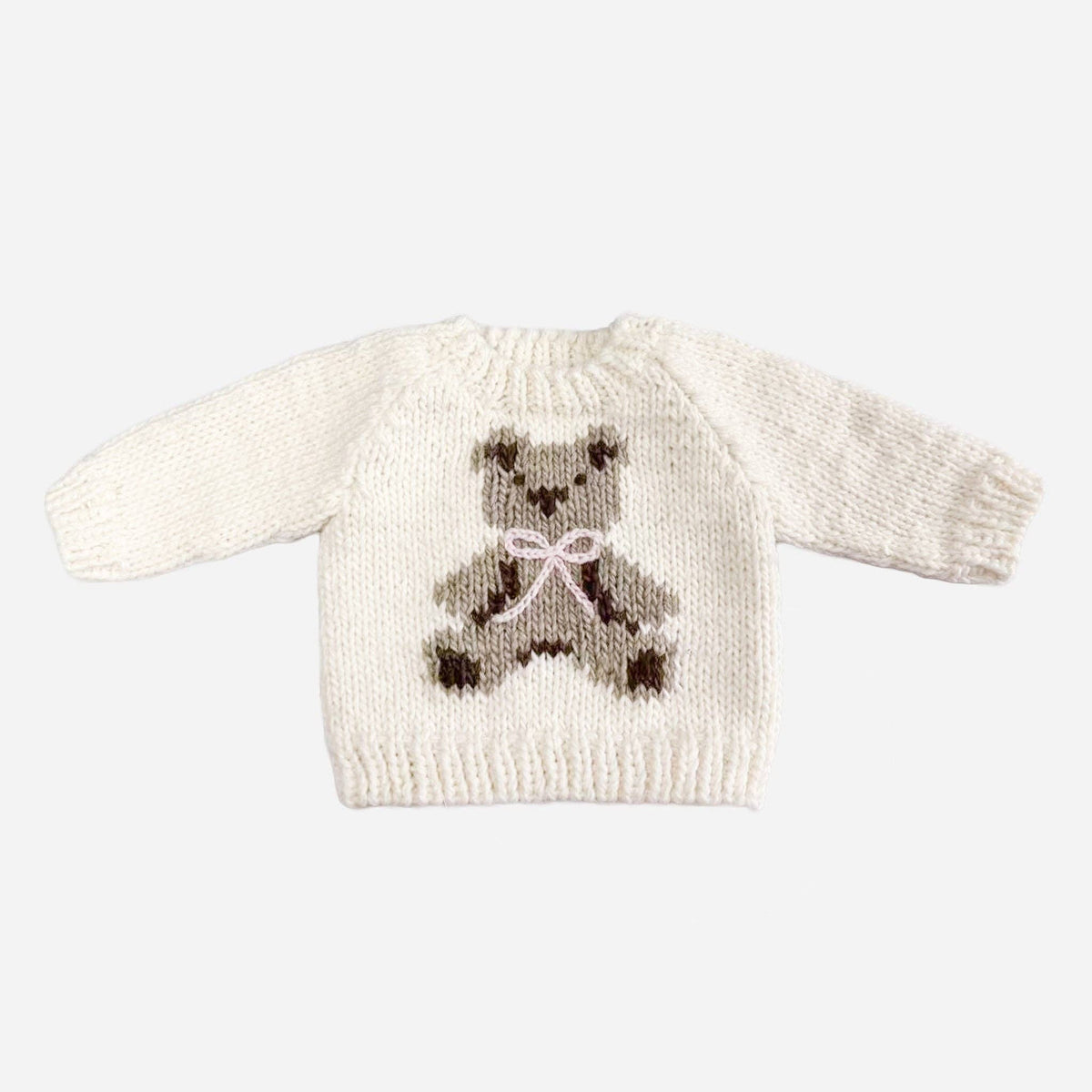 Pink Teddy Bear Cardigan