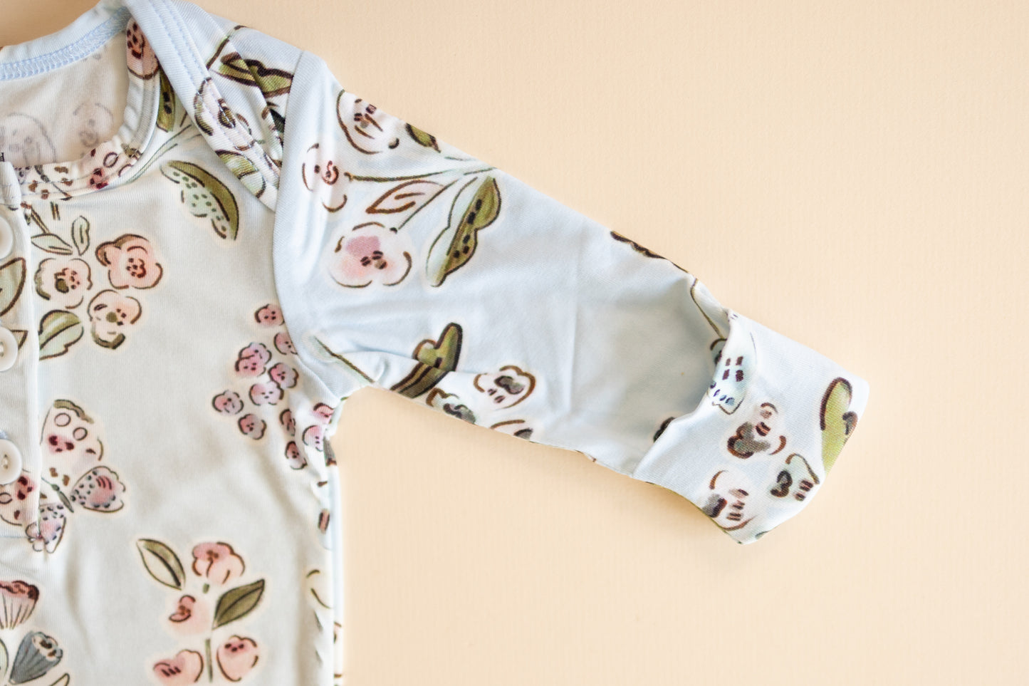 Butterfly Garden Newborn Gown