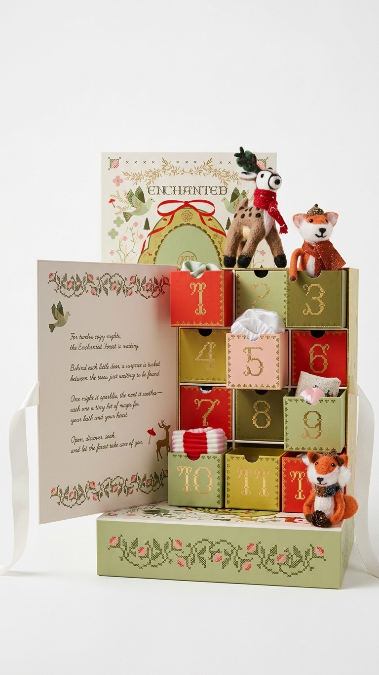 Enchanted Forest Bath & Body Advent Calendar Gift Set PP