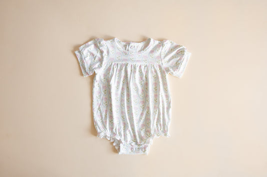Flowers & Bows Ruffle Bubble