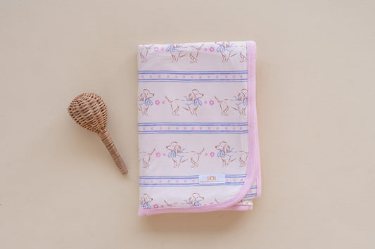 Darling Dachshund Bamboo Blanket