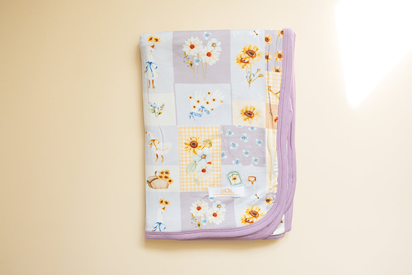 Garden Goose Bamboo Blanket