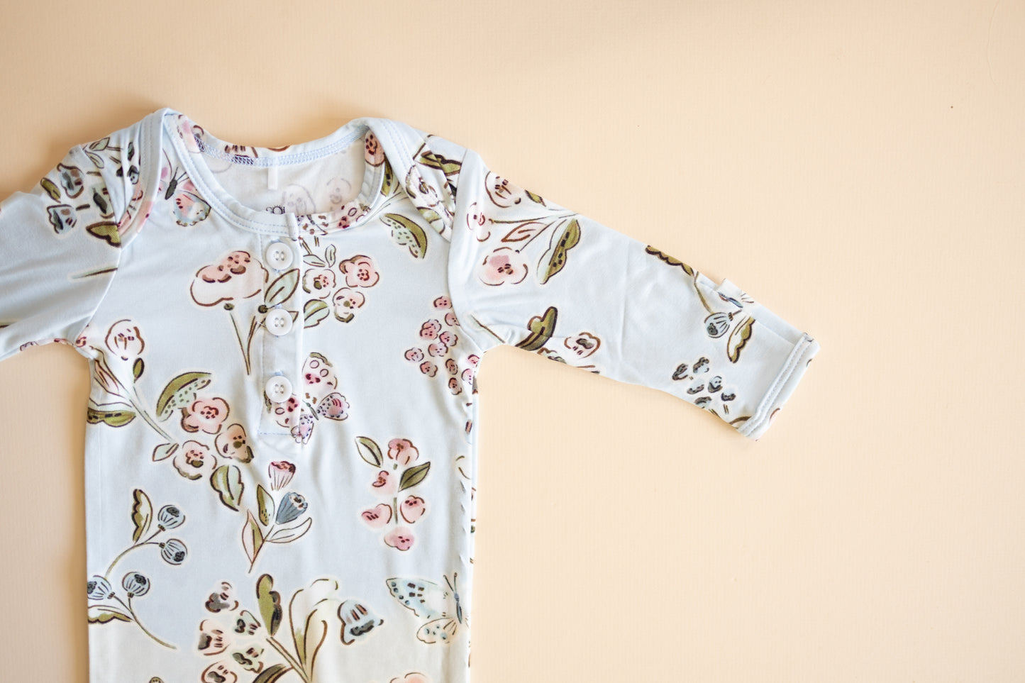 Butterfly Garden Newborn Gown