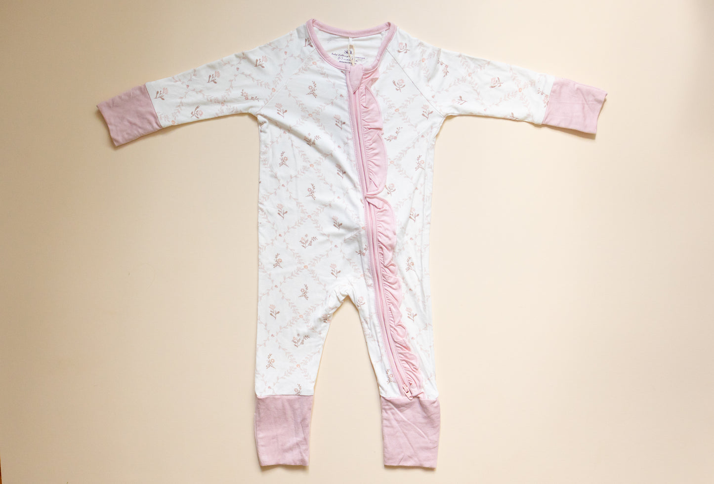 Vintage Rose Bamboo Romper