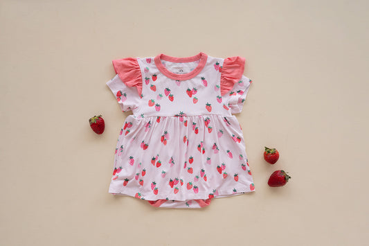 Strawberry Bamboo Dress