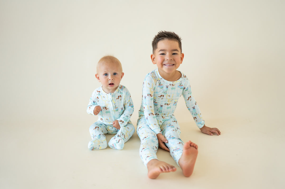 Puppy Kick-Off Bamboo Pj