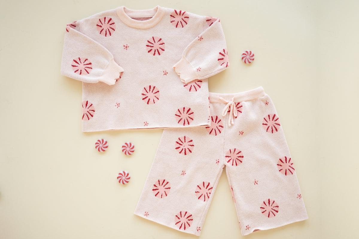 Peppermint Knit Set