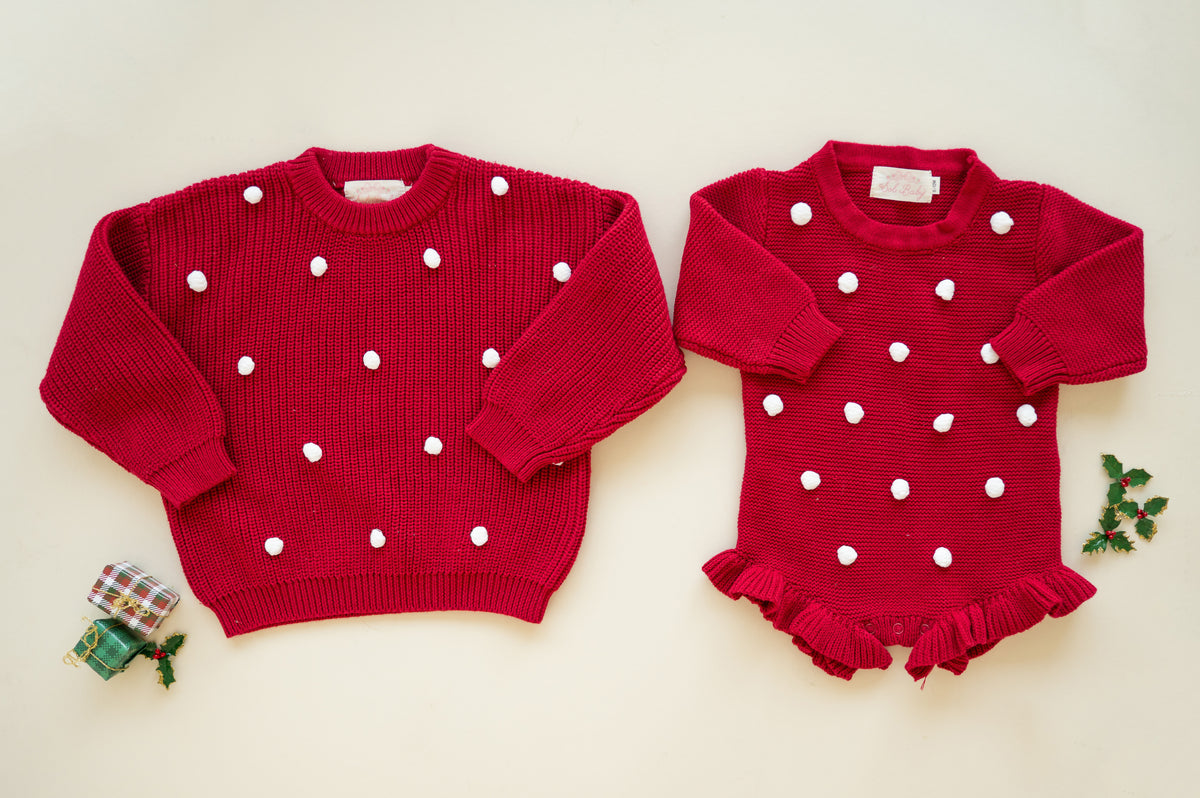 Holiday Pom Knit
