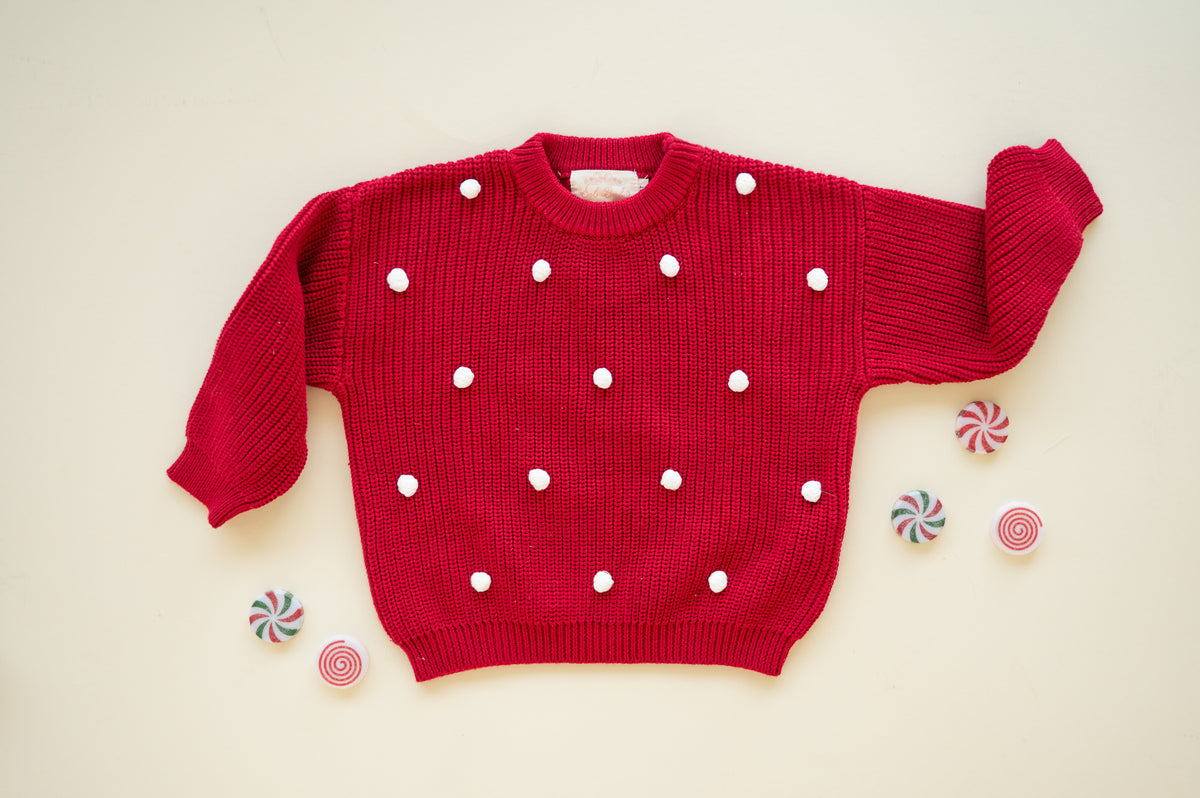 Holiday Pom Knit