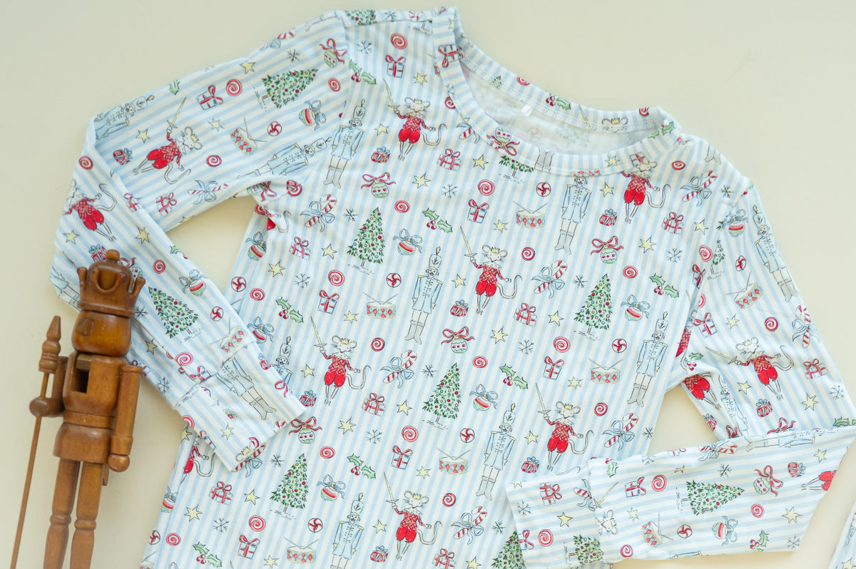 Blue Nutcracker Bamboo Pj