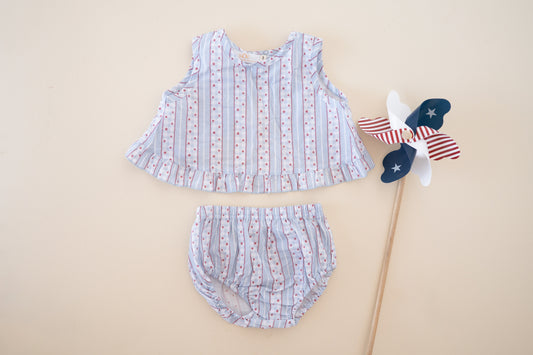 Americana Bloomer Set