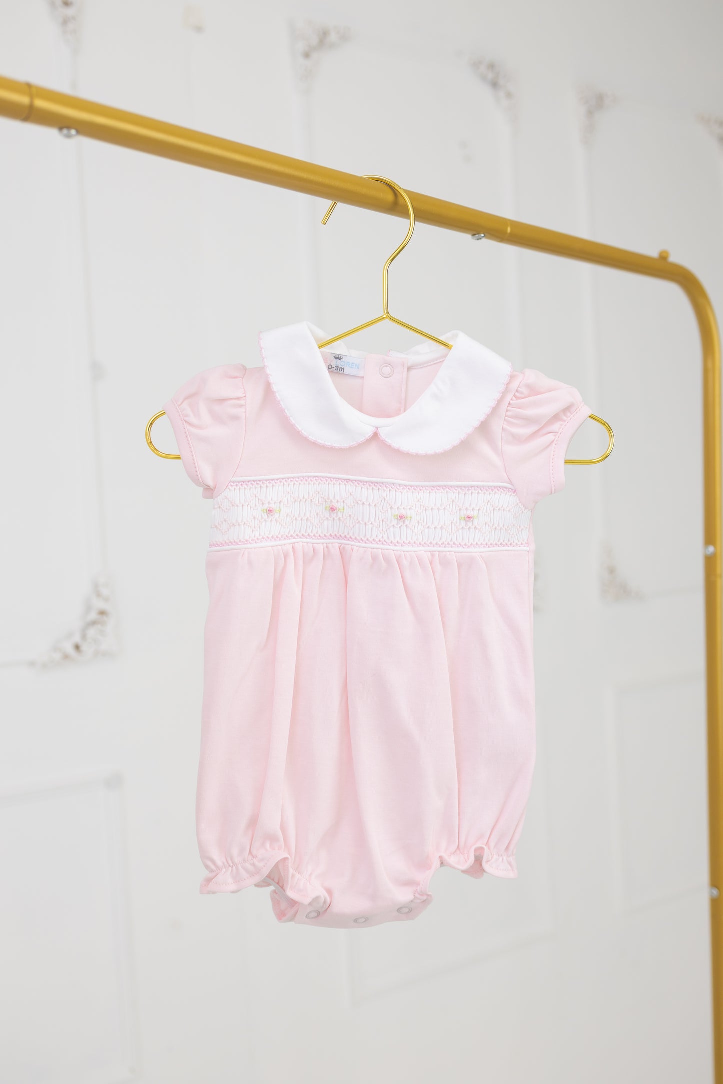 Rose Smocked Bubble