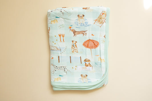 Beach Pawty Bamboo Blanket