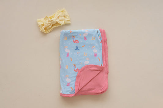 Coastal Cowgirl Bamboo Blanket